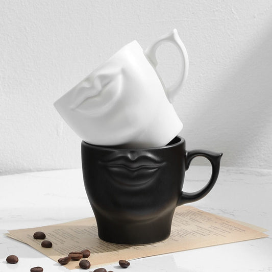 3D Mouth Ceramic Coffee Mug - Hemkonst