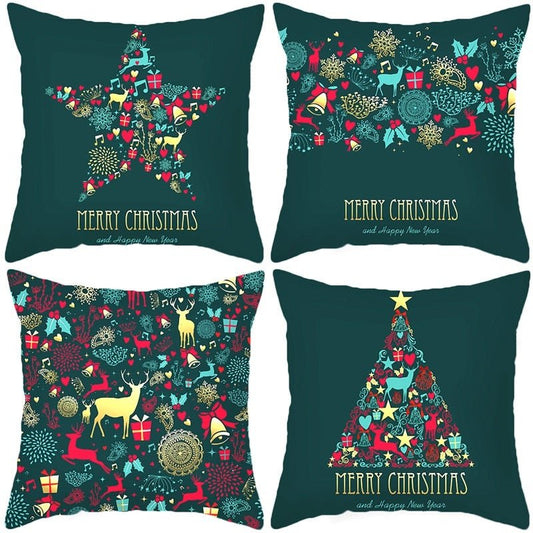 Christmas Cushion Cover - Green - Hemkonst