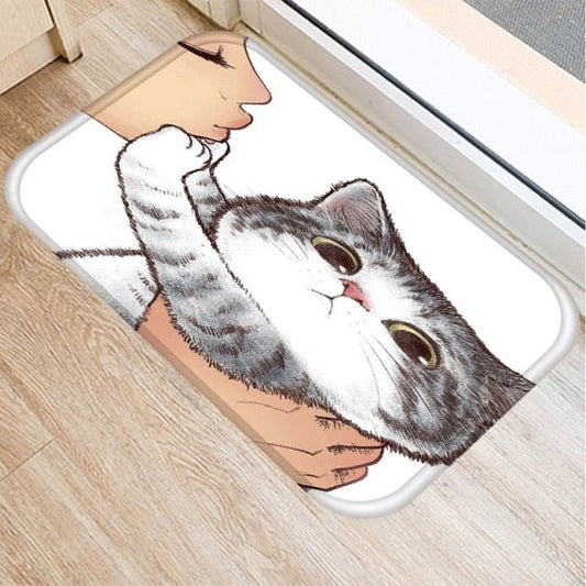 Cute Cat Door Mat