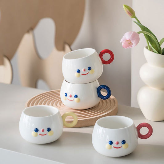 Cute Lovely Smile Ceramic Mugs - Hemkonst