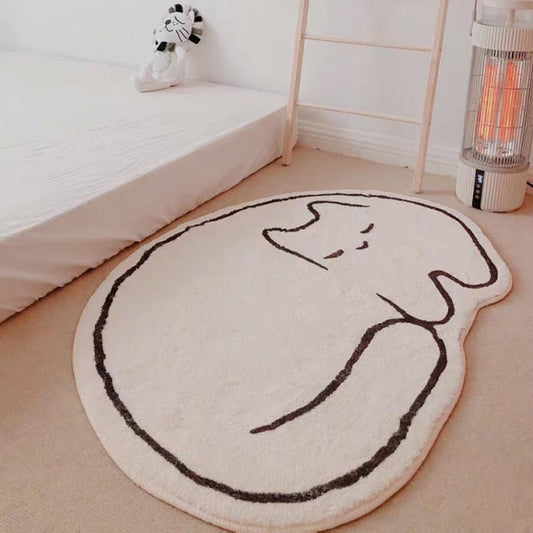 Fluffy Cat Bedroom Carpet - Hemkonst