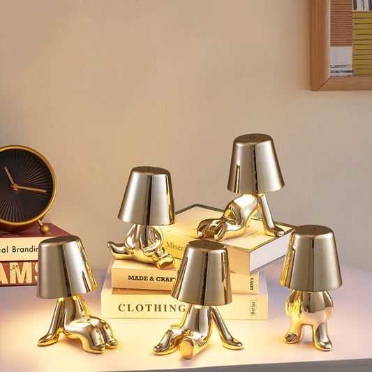 Little Golden Man Table Lamp Set B - Hemkonst