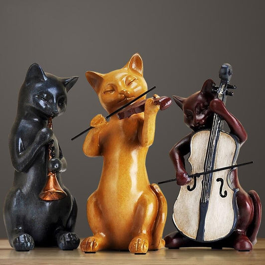 Music Resin Cat Ornaments - Hemkonst