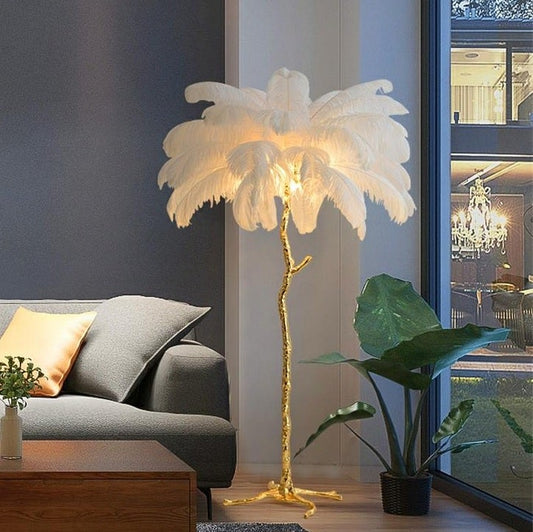 Nordic Feather Floor Lamp - Hemkonst