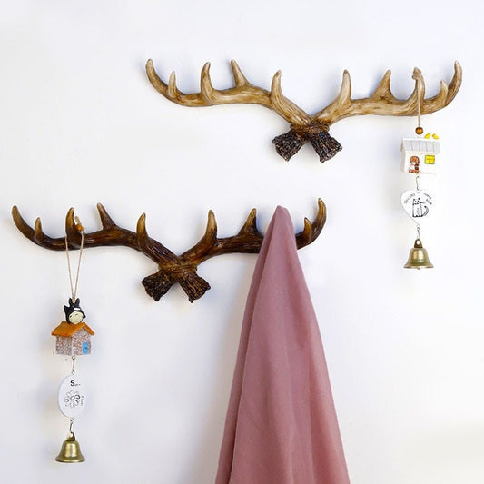 Retro Deer Antler Decor Wall Hanger - Hemkonst
