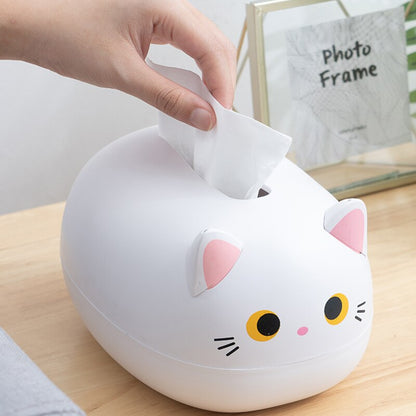 Nordic Kawaii Cat Tissue Box