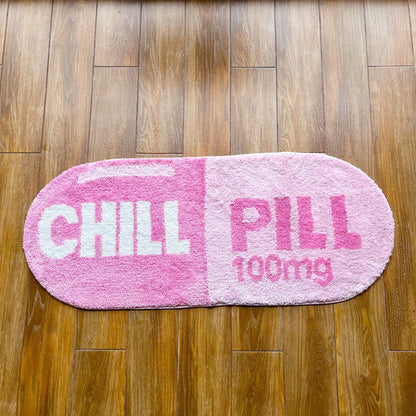 Chill Pill Oval Tufted Rug - Hemkonst