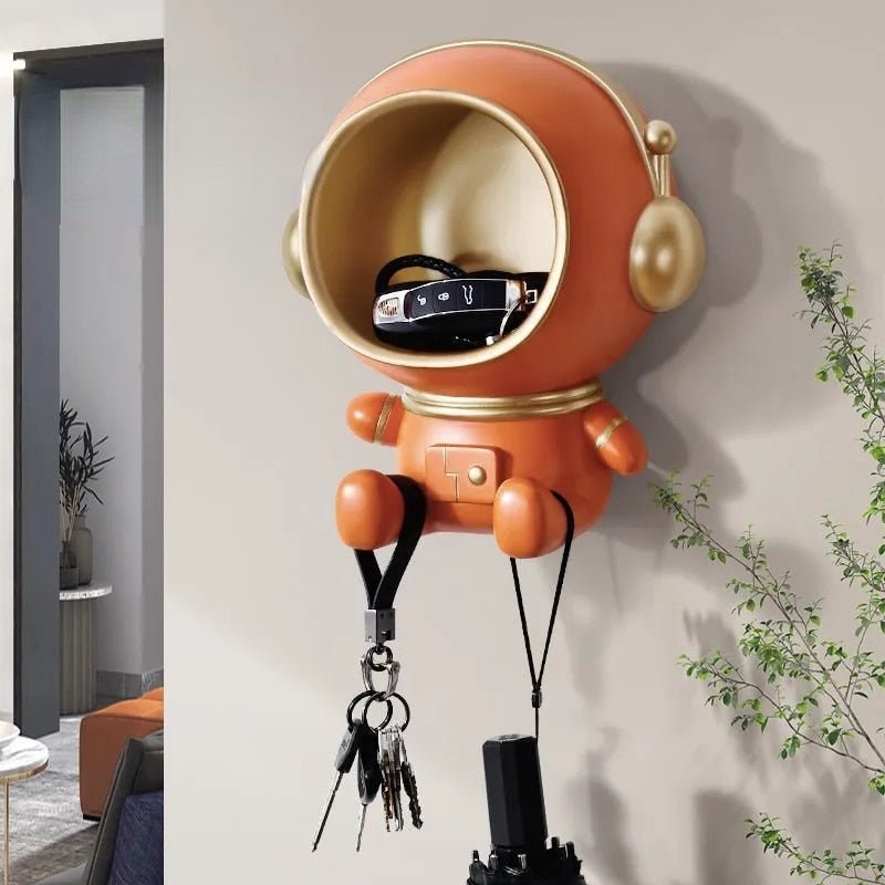 Cute Astronaut Wall-mounted Storage Tray - Hemkonst