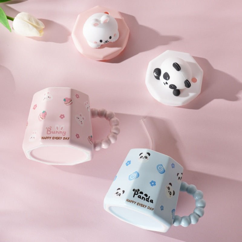 Cute Cartoon Ceramic Mug - Hemkonst