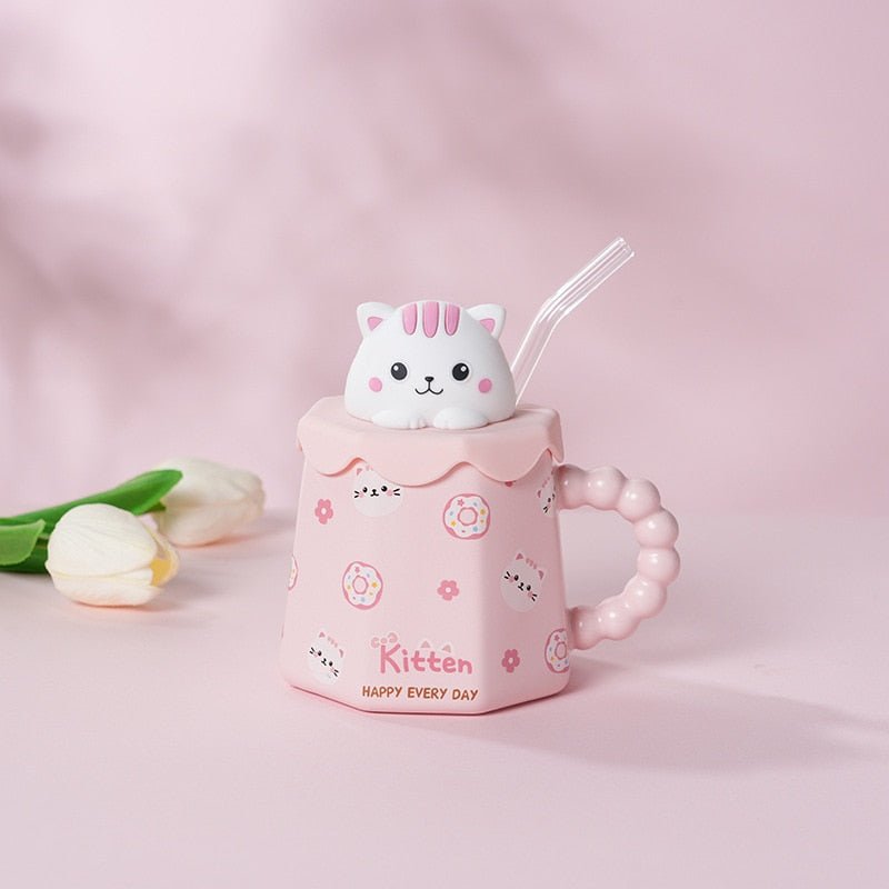 Cute Cartoon Ceramic Mug - Hemkonst