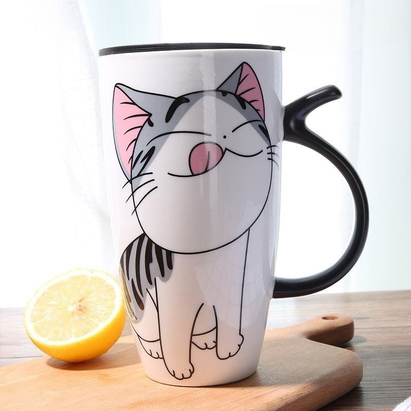 Cute Cat Ceramics Coffee Mug - Hemkonst