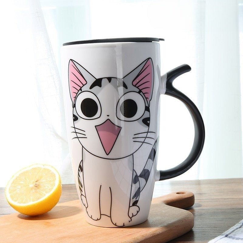 Cute Cat Ceramics Coffee Mug - Hemkonst