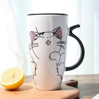 Cute Cat Ceramics Coffee Mug - Hemkonst