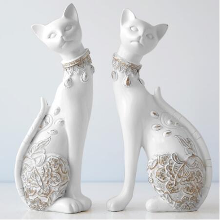 European Cute Resin Cat Figurines - Hemkonst