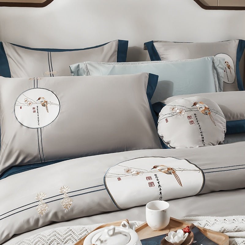 Flower & Bird Bedding Set - Hemkonst