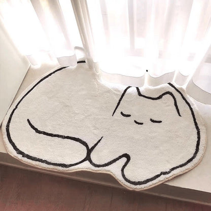 Fluffy Cat Bedroom Carpet - Hemkonst