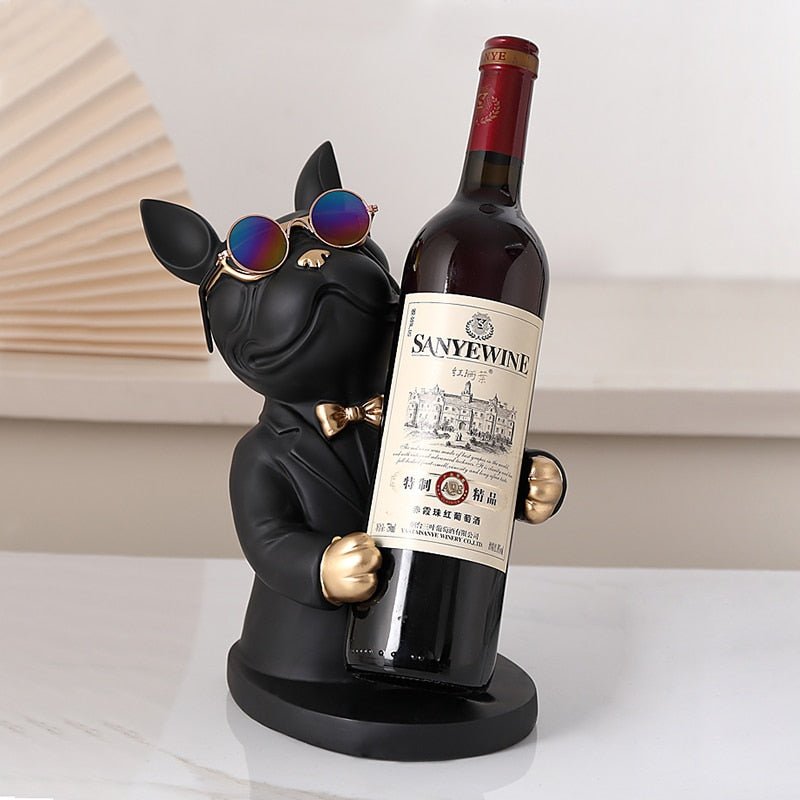 French Bulldog Table Wine Rack - Hemkonst