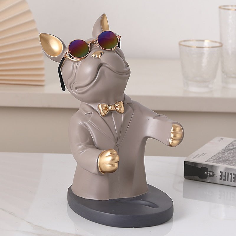 French Bulldog Table Wine Rack - Hemkonst