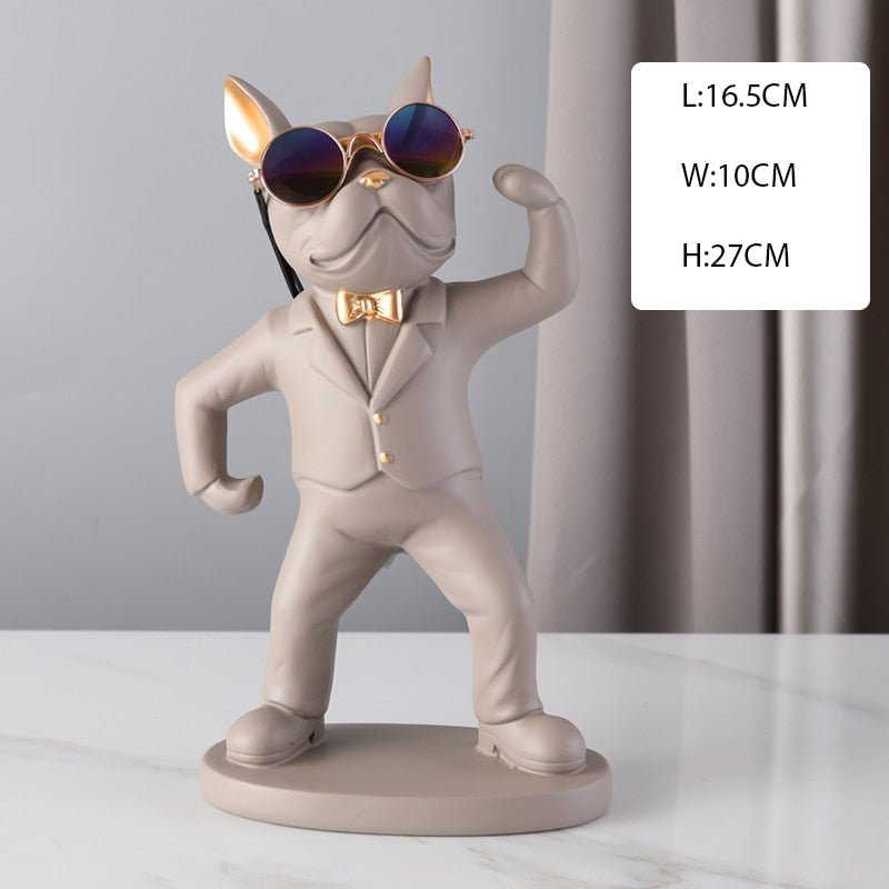 French Bulldog Wine Glass Holder (Stand Ver.) - Hemkonst