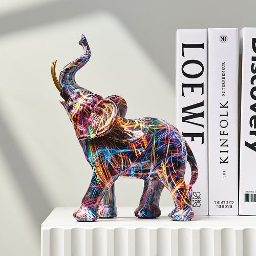 Graffiti Elephant Sculpture - Hemkonst