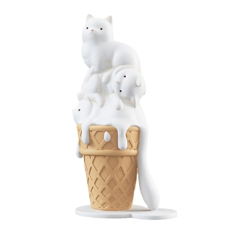 Ice Cream Cat Sculpture - Hemkonst