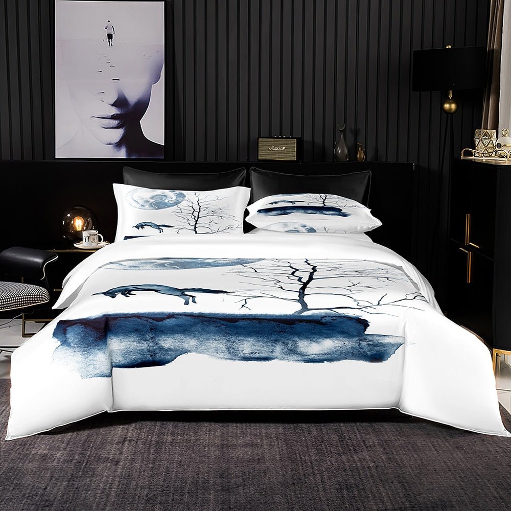 Ink Paint Style Bedding Set - Hemkonst