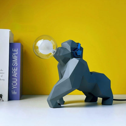 Light Bulb Gorilla Sculpture Figurine - Hemkonst