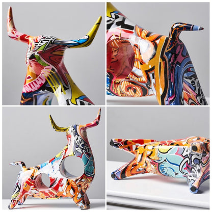 Modern Art Graffiti OX Ornament - Hemkonst