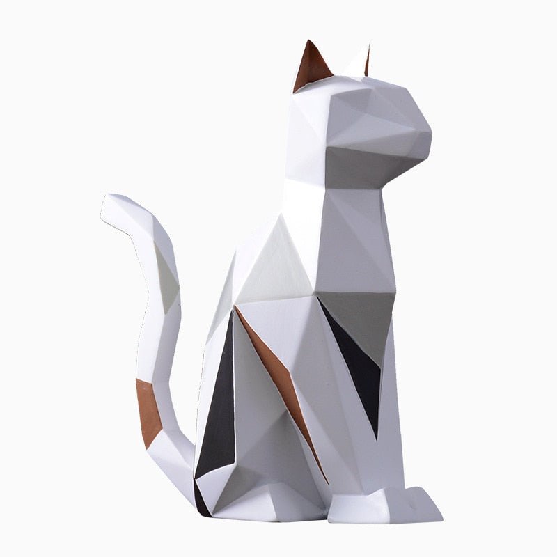 Modern Geometric Cat - Hemkonst