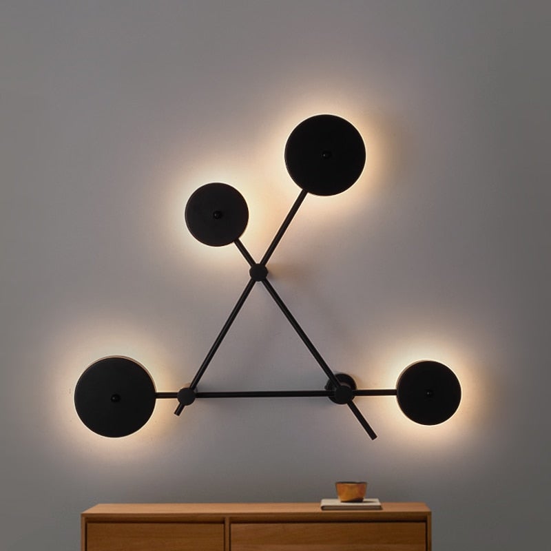 Modern Industry Round Wall Lamp - Hemkonst