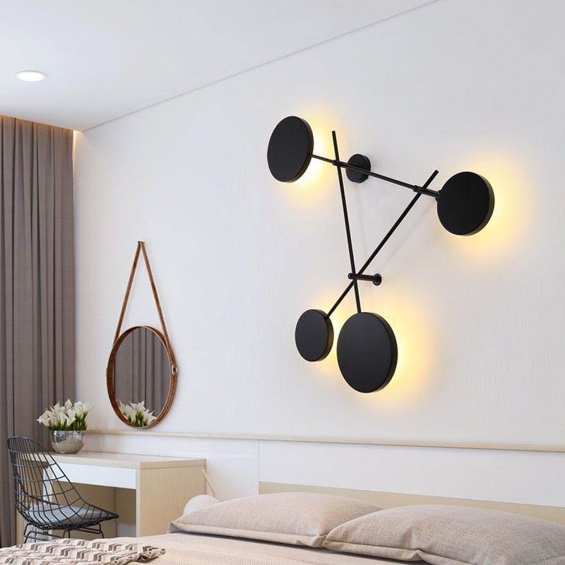 Modern Industry Round Wall Lamp - Hemkonst