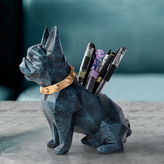 Pen Holder Dog Figurine - Hemkonst