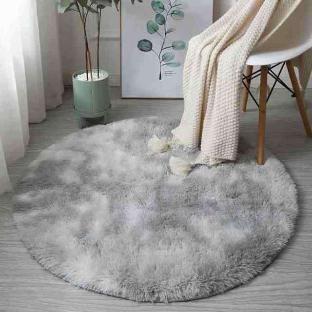 Rainbow Fluffy Rug - Hemkonst