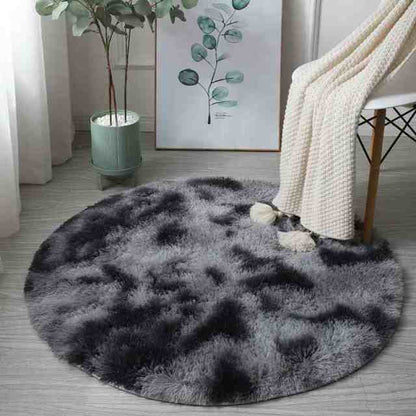 Rainbow Fluffy Rug - Hemkonst