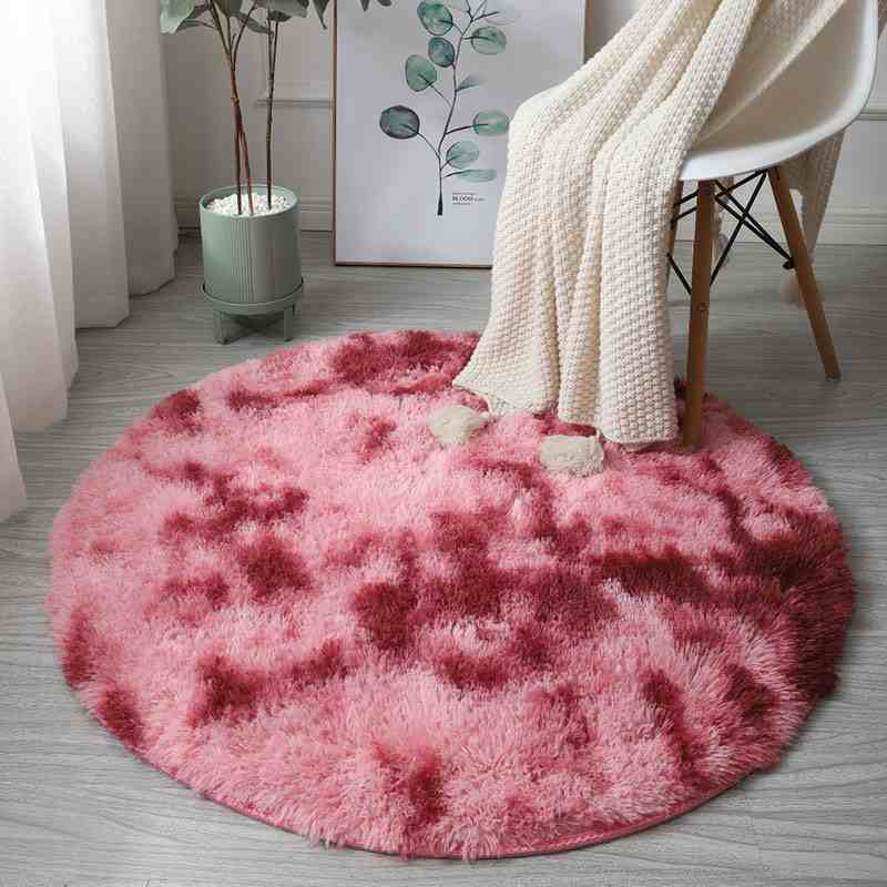 Rainbow Fluffy Rug - Hemkonst