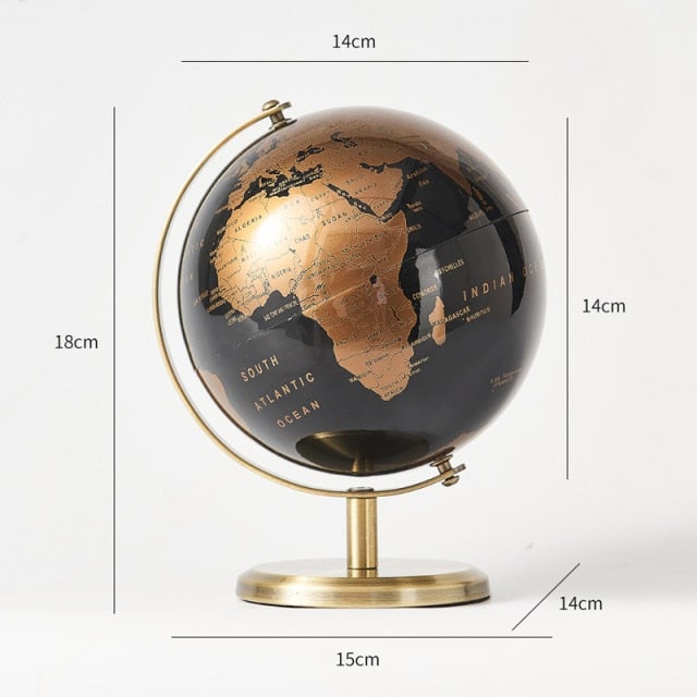 Retro World Globe Ornaments - Hemkonst