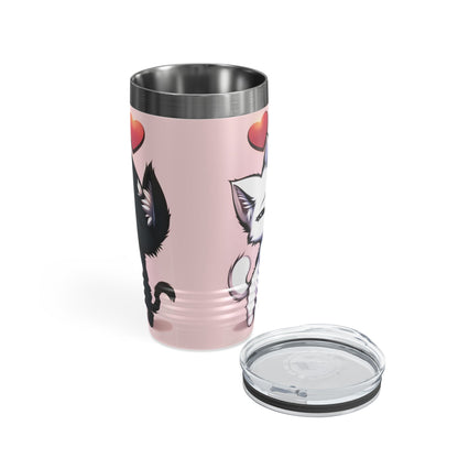 Sweet Kitty Couples 20oz Ringneck Tumbler - Hemkonst