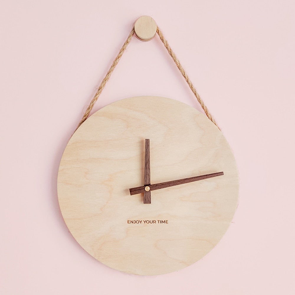 Wooden Nordic Wall Clock - Hemkonst