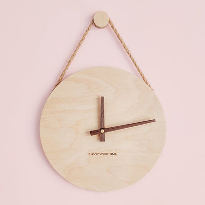 Wooden Nordic Wall Clock - Hemkonst